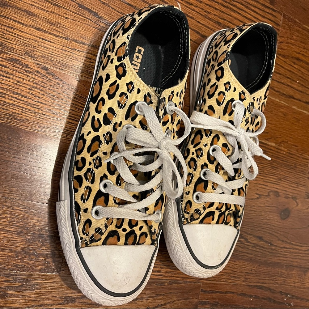 Leopard Print Converse